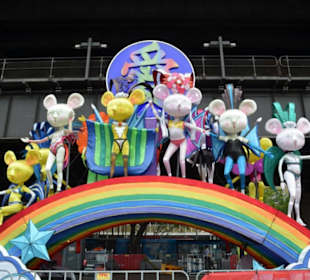 Neujahrsdeko am Circular Quay