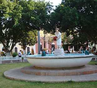 Brunnen auf der Plaza