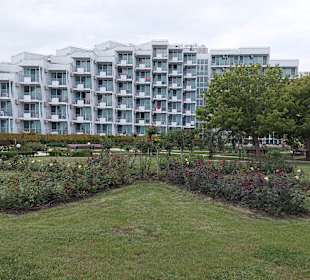 Schöne Strandpromenade 