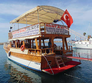 Unsere kleine Bootstour (ca.30 min. 10 Euro für 2 