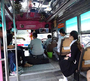 Bus fahren in Bangkok