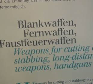 Fausfeuernwaffen- Festungsmuseum