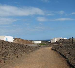 Kleines Restaurant auf Los Lobos