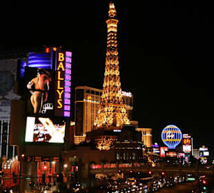 Paris Las Vegas bei Nacht