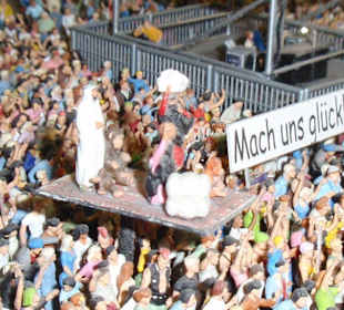 Fliegender Teppich auf dem DJ BOBO Konzert