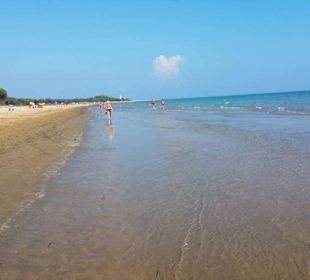 Entlang am Strand = auch die Laufstrecke