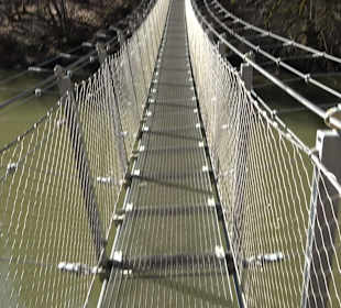 Hängebrücke im Fürstlichen Park