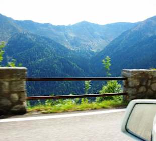 Schöne Aussicht in den Kurven