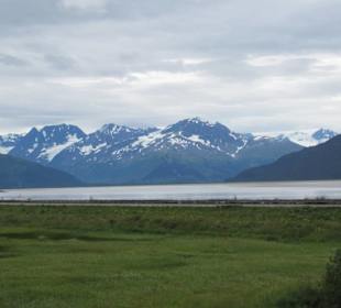Erste Gletscher in Sicht