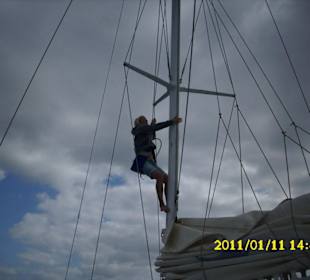 Die Crew mußte arbeiten