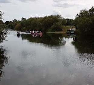  Holsterhausener Uferseite Kanutour unterwegs