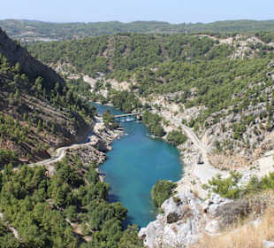 Aussicht von der Talsperre