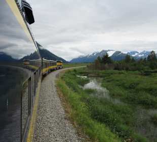 Erste Gletscher in Sicht