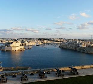 Vittoriosa beim Sonnenuntergang