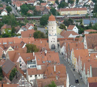 Nördlingen vom Kirchturm aus