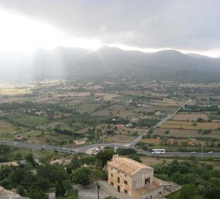 Burgaussicht auf capdepera