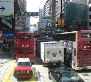 Nathan Road in Hong Kong-Kowloon