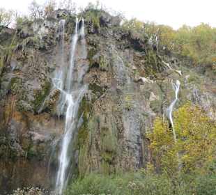 Bei den Plitvicer Seen