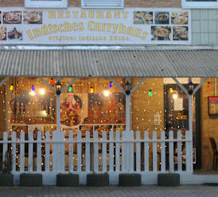 Im Indischen Curry Haus gut zu Abend gegessen