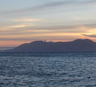 Golden Gate Bridge bei Sonnenuntergang