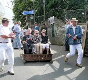 Monte/Fahrt im Korbschlitten
