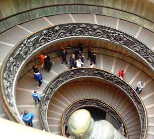 Treppenwendel zum Ausgang