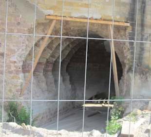 Brücke zum Rhein vor der Verbreiterung