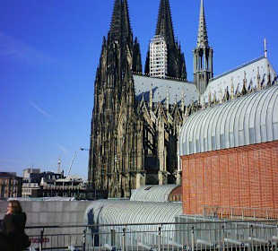 Museum Ludwig - Blick auf den Kölner Dom
