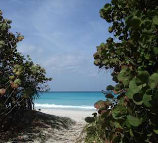 Der schneeweiße Strand
