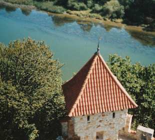 Widok z wieży zamku Tropsztyn