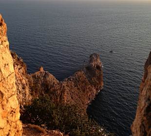 Ausblick von der Burg, oder auf dem Weg zur  Burg