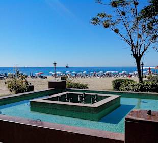 Park mit Wasserfontänen in Alanya
