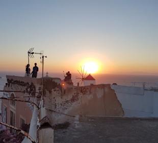 Sunset in der Strogili Taverne