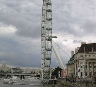 London Eye von der Seite