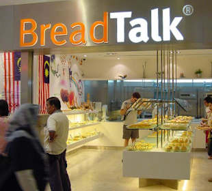 Die Konditorei Bread Talk im UG des KLCC Suria