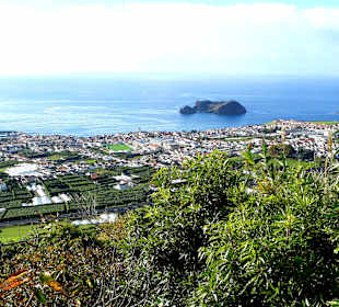 Blick auf Vila Franca do Campo