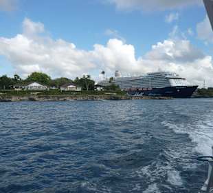 Blick auf den Hafen von La Romana