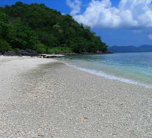 Spiaggia a Coral Island