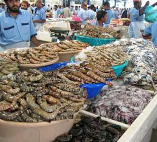 Fischmarkt in Dubai