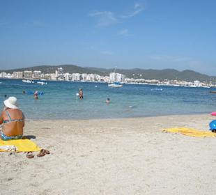 Strand in der Nähe des Hotels