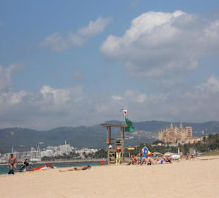 Strand Richtung Palma