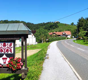 Weg hinauf zur Weinbergwarte