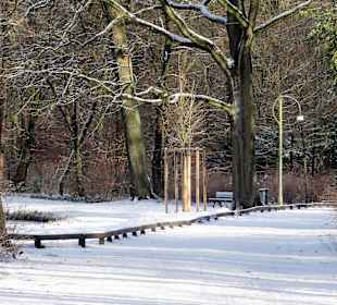 Winterspaziergang durch den Bürgerpark