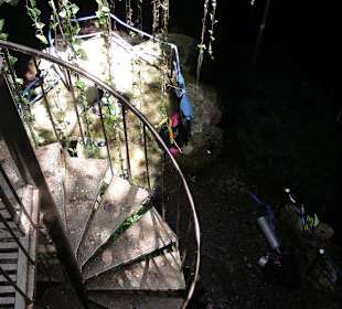 Abstieg in die Cueva