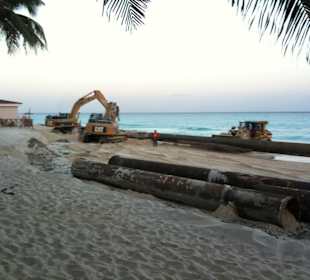 Baustelle Januar 2010