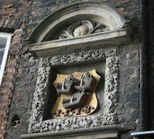 Detail an einer Hauswand