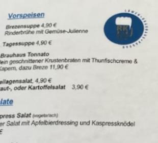 Restaurant LÖWEN. BRAUHAUS. PASSAU.