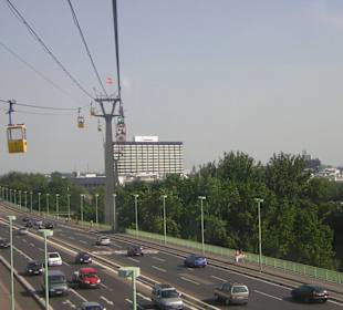 Rheinseilbahn und Zoobrücke