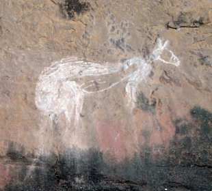 Felsmalereien im Kakadoo