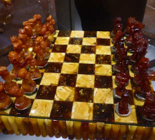 Im Bernsteinmuseum: tolle Bernsteinarbeiten